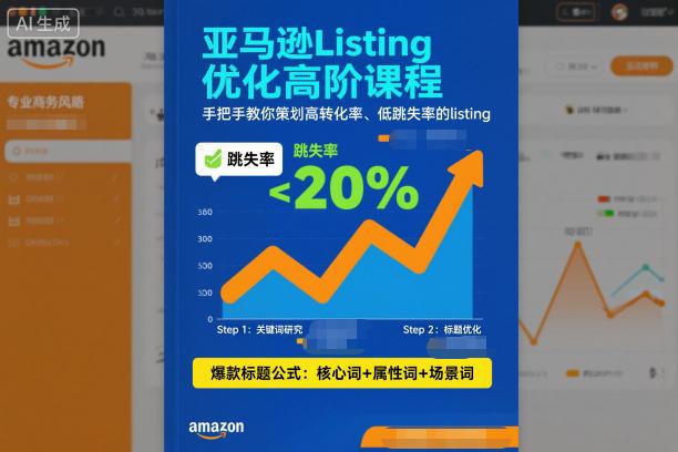 亚马逊LISTING优化高阶实战教程：掌握高转化率与低跳失率的LISTING策划技巧-微七七网-是一个专注于全域获客|流量矩阵化打法的团队！