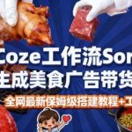 COZE扣子SORA2智能体实战：一键生成高端美食广告视频，保姆级工作流拆解，免拍摄剪辑教程-微七七网-是一个专注于全域获客|流量矩阵化打法的团队！