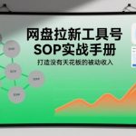 网盘拉新SOP实操指南：三步打造工具号被动收入赚钱系统-微七七网-是一个专注于全域获客|流量矩阵化打法的团队！