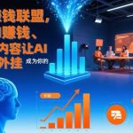 AI賺钱实战秘籍：加入联盟用AI创作内容，轻松激活你的賺钱外挂-微七七网-是一个专注于全域获客|流量矩阵化打法的团队！