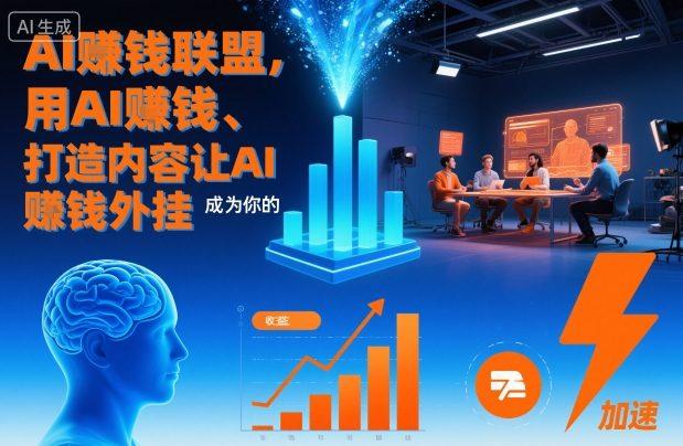 AI賺钱实战秘籍：加入联盟用AI创作内容，轻松激活你的賺钱外挂-微七七网-是一个专注于全域获客|流量矩阵化打法的团队！