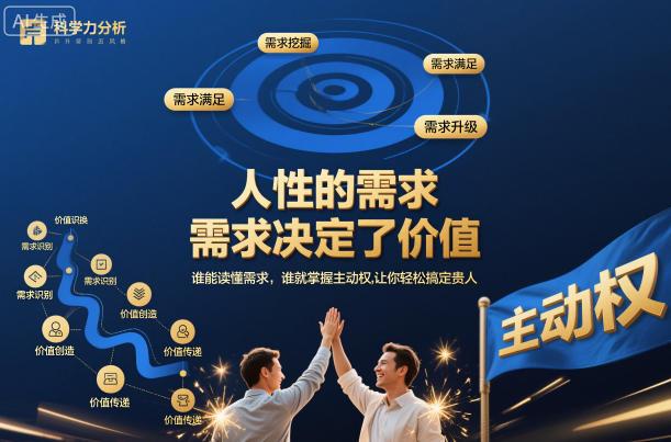 读懂人性需求掌握财富密码：3步教你用价值思维锁定贵人资源【实操指南】-微七七网-是一个专注于全域获客|流量矩阵化打法的团队！