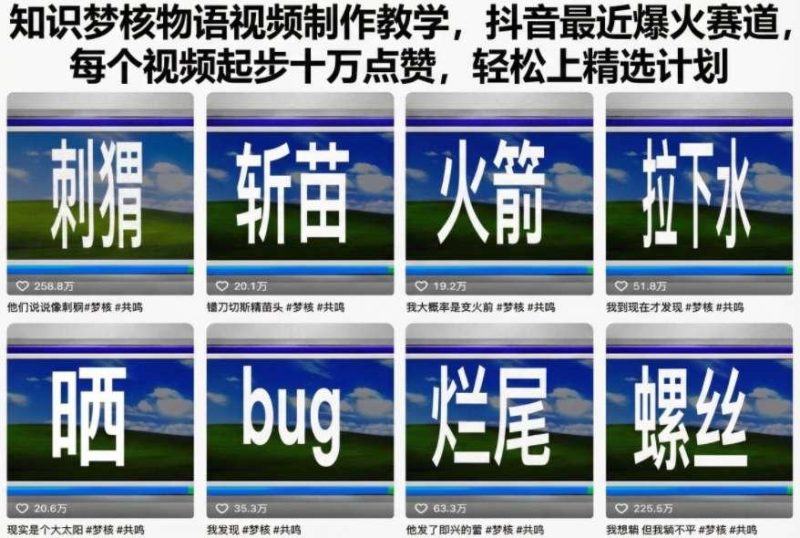 抖音爆火赛道揭秘：知识梦核物语视频制作全攻略，轻松实现十万点赞上精选计划！-微七七网-是一个专注于全域获客|流量矩阵化打法的团队！