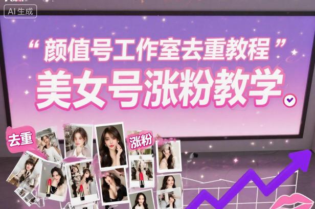 颜值号必备去重技巧：3步打造独特美女号，涨粉秘籍大公开-微七七网-是一个专注于全域获客|流量矩阵化打法的团队！