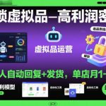 虚拟品高利润秘诀揭秘：机器人自动回复+发货实操，单店月入1-5W全攻略-微七七网-是一个专注于全域获客|流量矩阵化打法的团队！