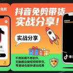 抖音带货零基础实战：免剪辑搬运技巧，手把手教你无脑操作快速出单-微七七网-是一个专注于全域获客|流量矩阵化打法的团队！