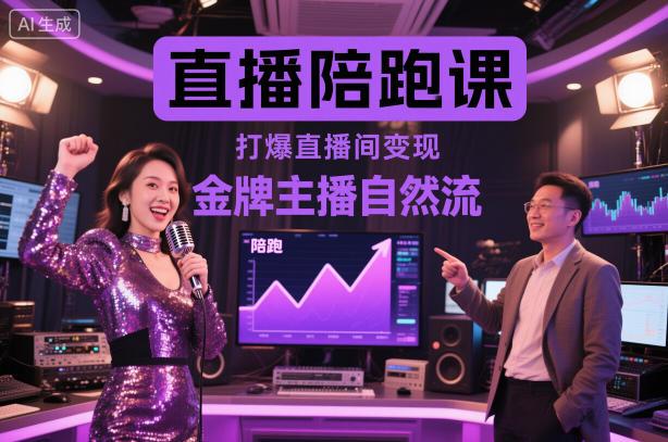 金牌主播亲授自然流直播陪跑课：3天打爆直播间，复制高变现玩法实战秘籍-微七七网-是一个专注于全域获客|流量矩阵化打法的团队！