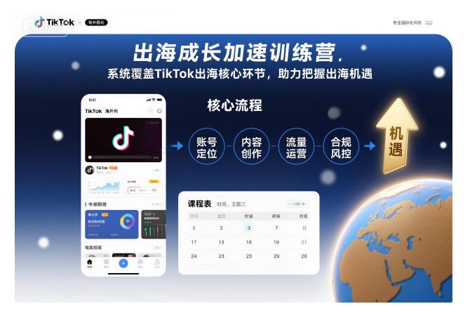 TIKTOK出海实战训练营：系统掌握核心环节，快速把握2023出海新机遇（升级版）-微七七网-是一个专注于全域获客|流量矩阵化打法的团队！