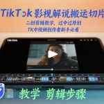 TIKTOK影视解说二创剪辑实战教学：搬运切片过原创秘籍，TK中视频创作者新手速成指南-微七七网-是一个专注于全域获客|流量矩阵化打法的团队！