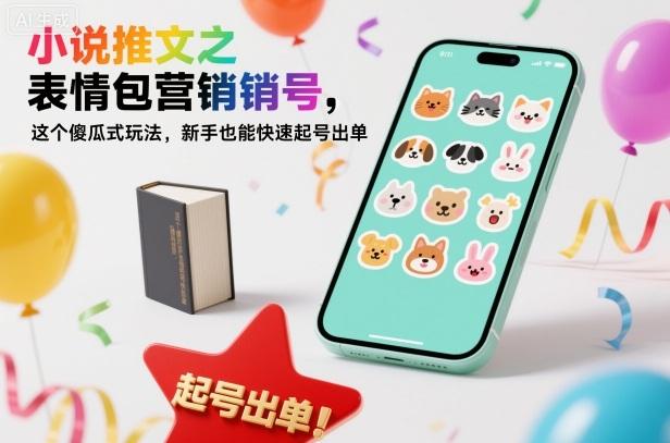 小说推文表情包营销号：傻瓜式玩法全解析，新手3天速成起号出单秘籍-微七七网-是一个专注于全域获客|流量矩阵化打法的团队！