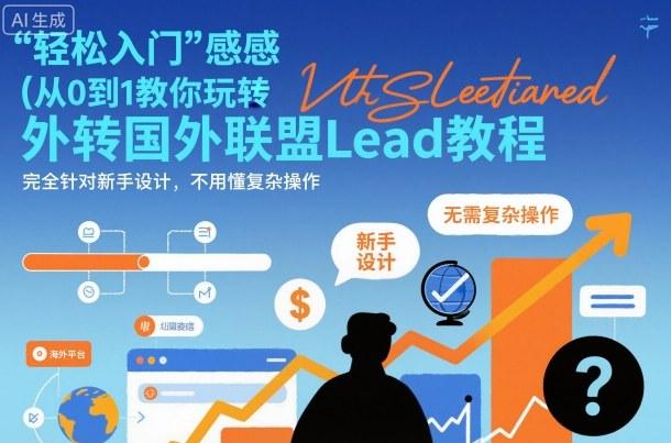 揭秘国外联盟LEAD赚美刀：零基础新手100%可操作性从0到1实战教程-微七七网-是一个专注于全域获客|流量矩阵化打法的团队！