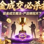 揭秘吸金成交魔法：3大必杀技实战，让你的产品稳坐销冠宝座-微七七网-是一个专注于全域获客|流量矩阵化打法的团队！