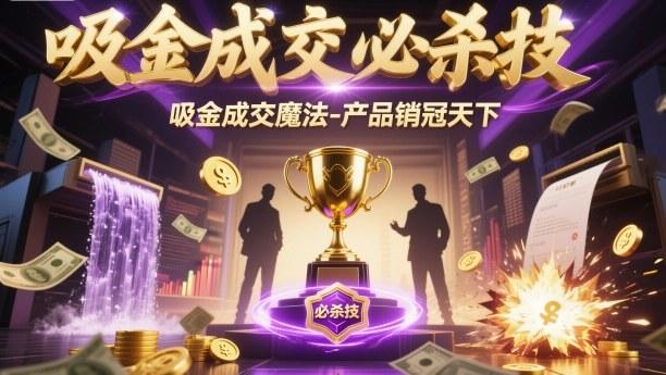 揭秘吸金成交魔法：3大必杀技实战，让你的产品稳坐销冠宝座-微七七网-是一个专注于全域获客|流量矩阵化打法的团队！