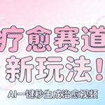 AI疗愈素材一键生成术：每分钟高产，矩阵操作轻松实现月入过万！-微七七网-是一个专注于全域获客|流量矩阵化打法的团队！