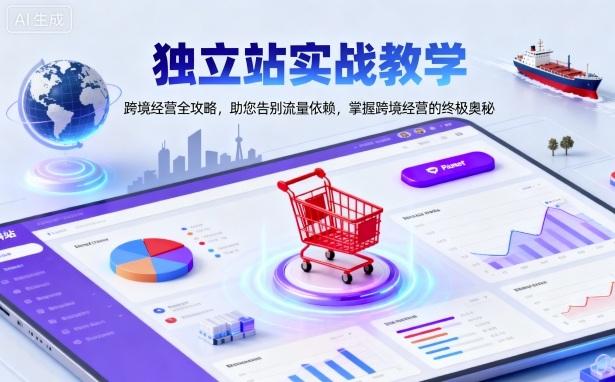 独立站跨境经营实战全攻略：揭秘告别流量依赖的终极奥义与技巧-微七七网-是一个专注于全域获客|流量矩阵化打法的团队！