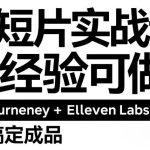 AI短片制作实战课：零基础玩转Midjourney+Elevenlabs，3步产出电影感视频-微七七网-是一个专注于全域获客|流量矩阵化打法的团队！
