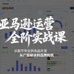 2026年亚马逊运营从入门到精通实战课：账号安全维护、选品开发策略、广告破冰到品牌构筑系统教程（二月更新）-微七七网-是一个专注于全域获客|流量矩阵化打法的团队！