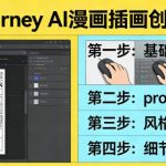 MIDJOURNEY AI漫画插画零基础全教程：轻松创作完整作品的终极指南-微七七网-是一个专注于全域获客|流量矩阵化打法的团队！