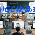 AIGC绘画班从零起步：实战掌握Stable Diffusion、Midjourney与Fooocus三大AI绘画工具-微七七网-是一个专注于全域获客|流量矩阵化打法的团队！
