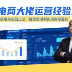 电商大佬实战秘籍：2023最新系统玩法解析，突破低毛利实现高效盈利全攻略-微七七网-是一个专注于全域获客|流量矩阵化打法的团队！